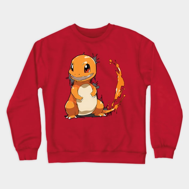 Charming Salamander Crewneck Sweatshirt by CodigoCero